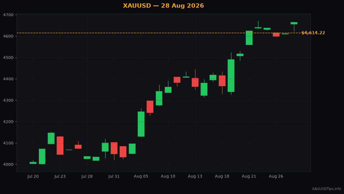 Gold Price Today: What to Expect After the $4,614 Surge